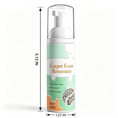 Waterless Carpet Foam Stain Remover with Towel