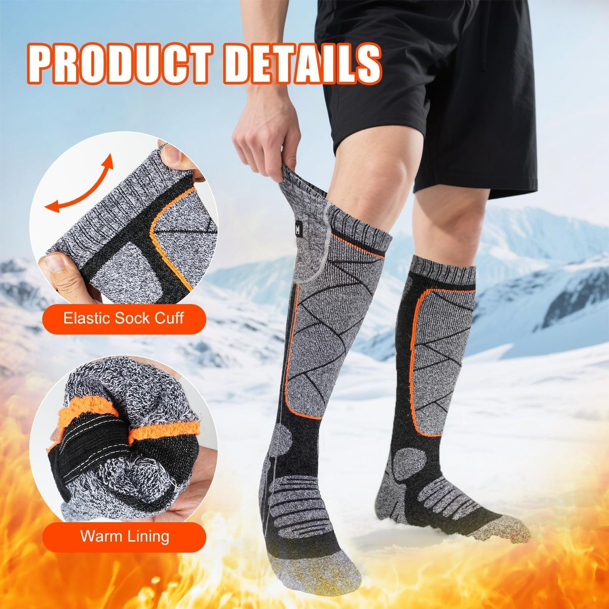 Rechargeable Heated Socks for Men & Women🔥