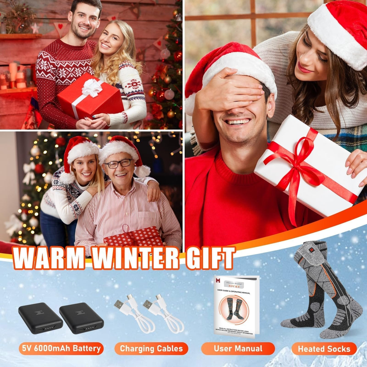 Rechargeable Heated Socks for Men & Women🔥