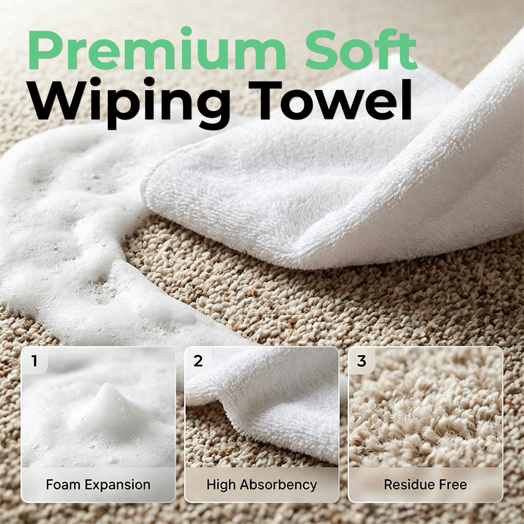 🧼 No‑Rinse Foam: Erase Carpet Stains Instantly ⚡