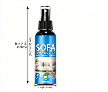 No‑Rinse Fabric Cleaner Spray – Just spray & wipe – no water, no rinsing. Perfect for sofas.