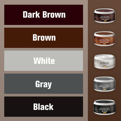 🔥Leather & Vinyl Recoloring Balm🛋️ Leather Repair Paste Fix Scuffs Restore Faded Leather