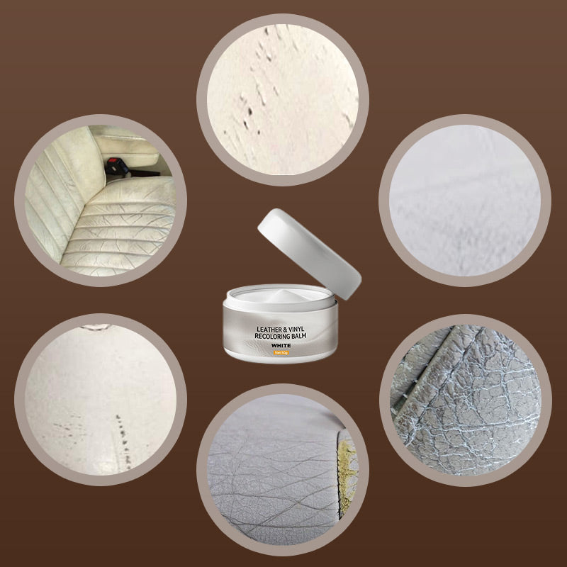 🔥Leather & Vinyl Recoloring Balm🛋️ Leather Repair Paste Fix Scuffs Restore Faded Leather
