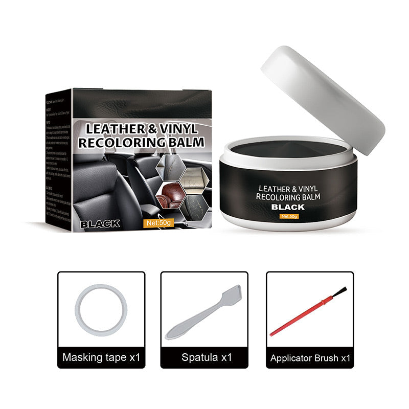🔥Leather & Vinyl Recoloring Balm🛋️ Leather Repair Paste Fix Scuffs Restore Faded Leather