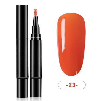 💅One Step Nail Gel Pen｜No Base & Top Coat Needed
