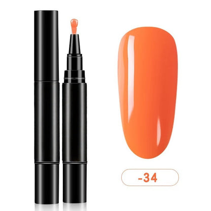 💅One Step Nail Gel Pen｜No Base & Top Coat Needed
