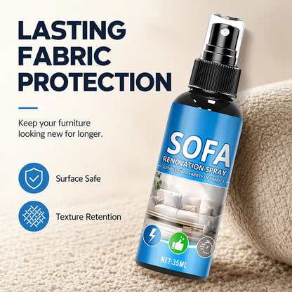 No‑Rinse Fabric Cleaner Spray – Just spray & wipe – no water, no rinsing. Perfect for sofas.